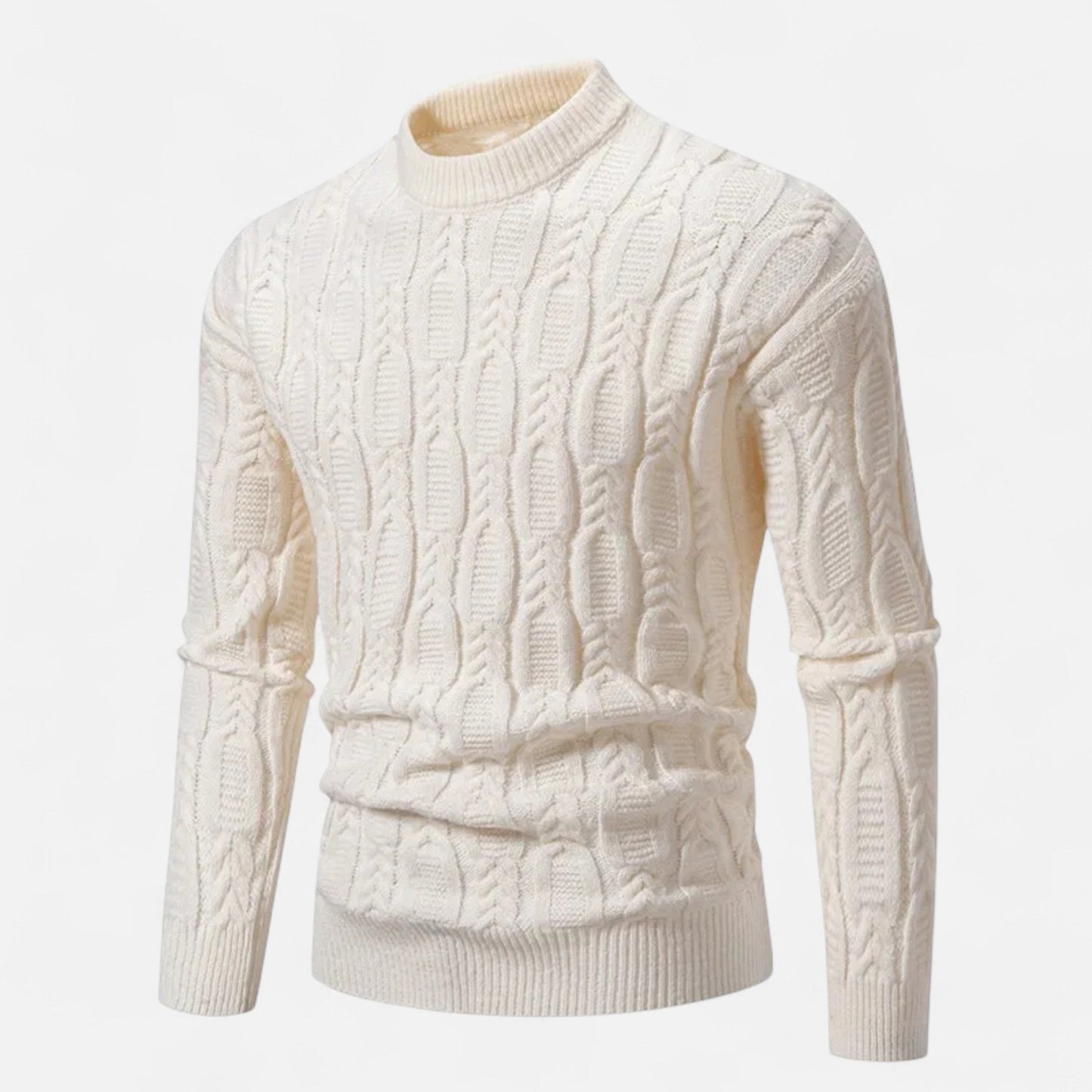 Herrenpullover, Entspannte Passform, Klassisches Rundhals-Design | Herbst-Winter Essential 0