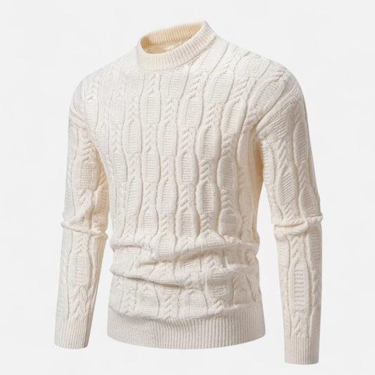 Herrenpullover, Entspannte Passform, Klassisches Rundhals-Design | Herbst-Winter Essential 0