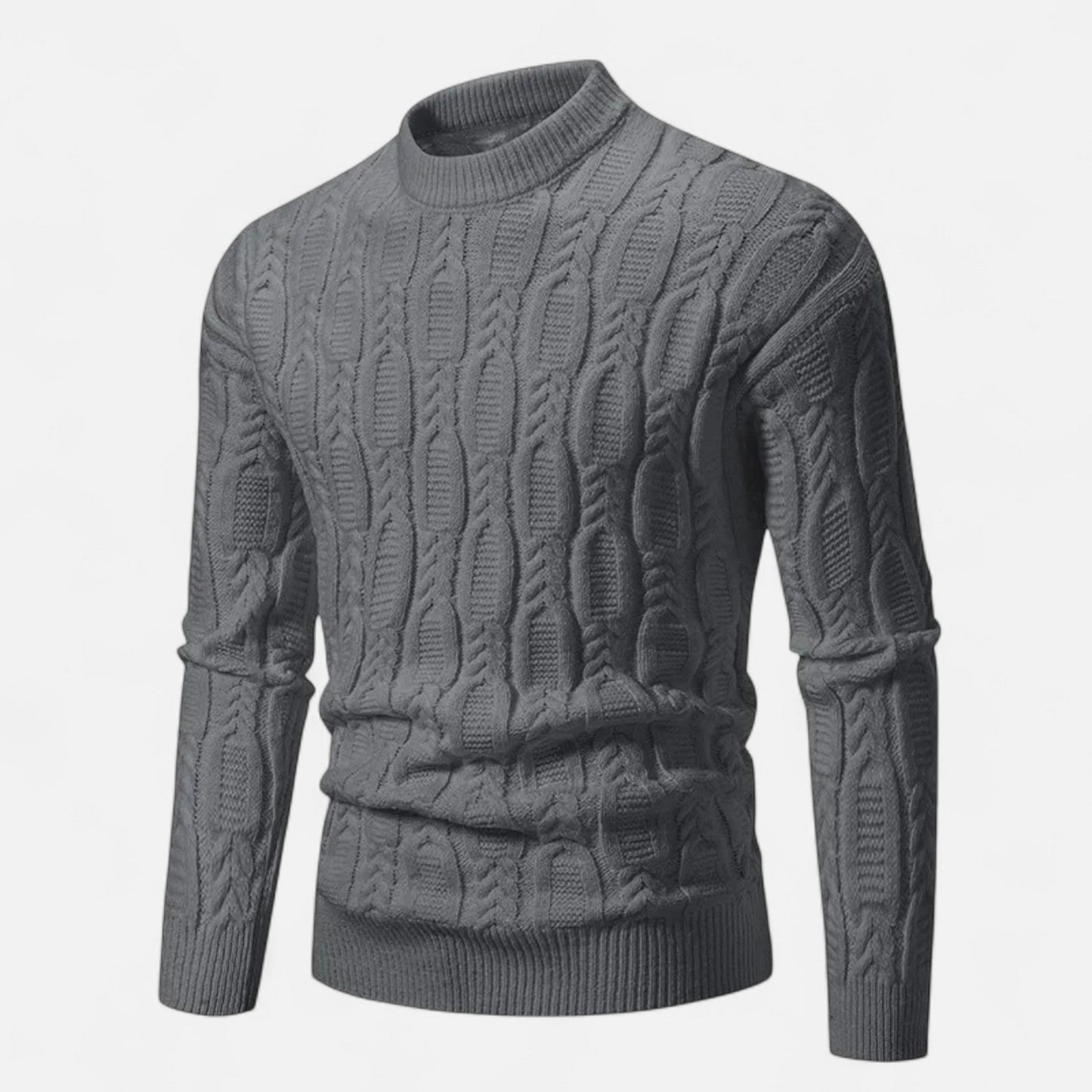 Herrenpullover, Entspannte Passform, Klassisches Rundhals-Design | Herbst-Winter Essential 10
