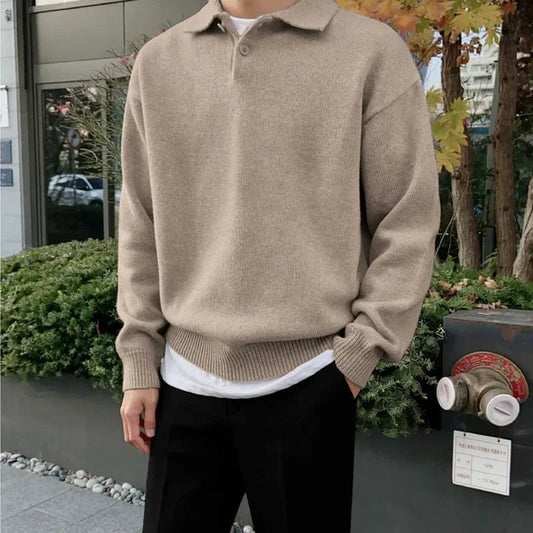 Herrenpullover, Polo-Stil, Normal Fit | Atmungsaktiv 0