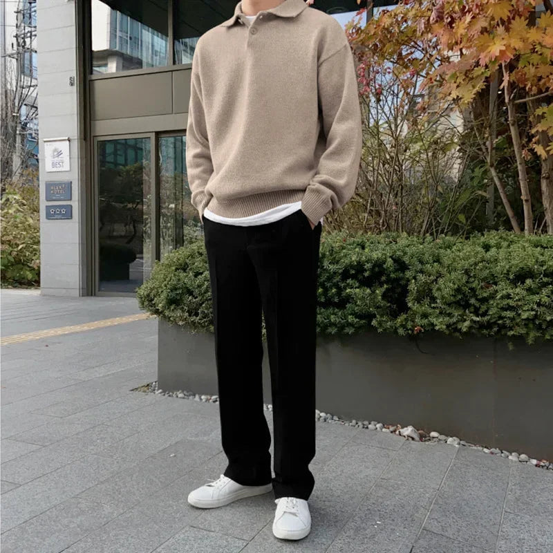Herrenpullover, Polo-Stil, Normal Fit | Atmungsaktiv 1