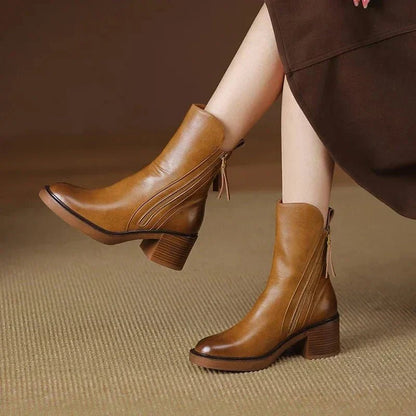 Hochwertige Lederstiefeletten für Damen | Langlebiges Design 2