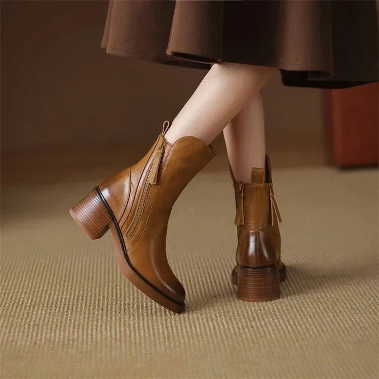 Hochwertige Lederstiefeletten für Damen | Langlebiges Design 3