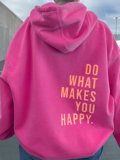 Hoodie mit Buchstabendruck für Damen | Bequem 2
