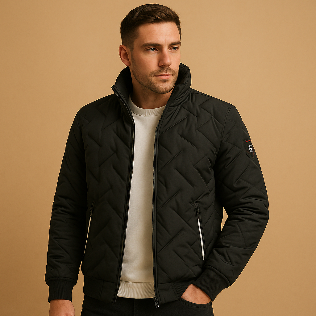 Isolierte, winddichte Herren-Daunenjacke | Winter 0