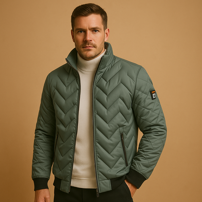 Isolierte, winddichte Herren-Daunenjacke | Winter 1