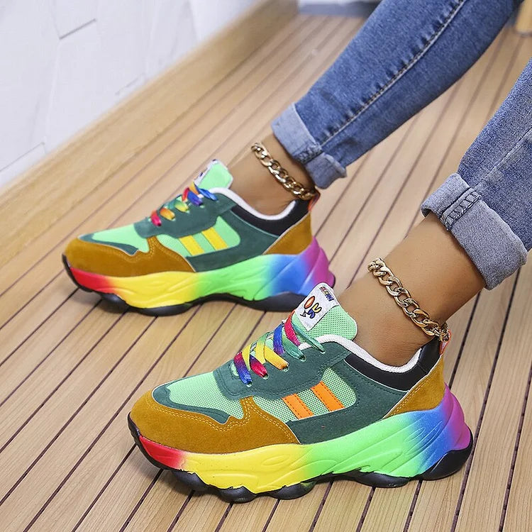 Isolina - Orthopädische Regenbogenschuhe 3