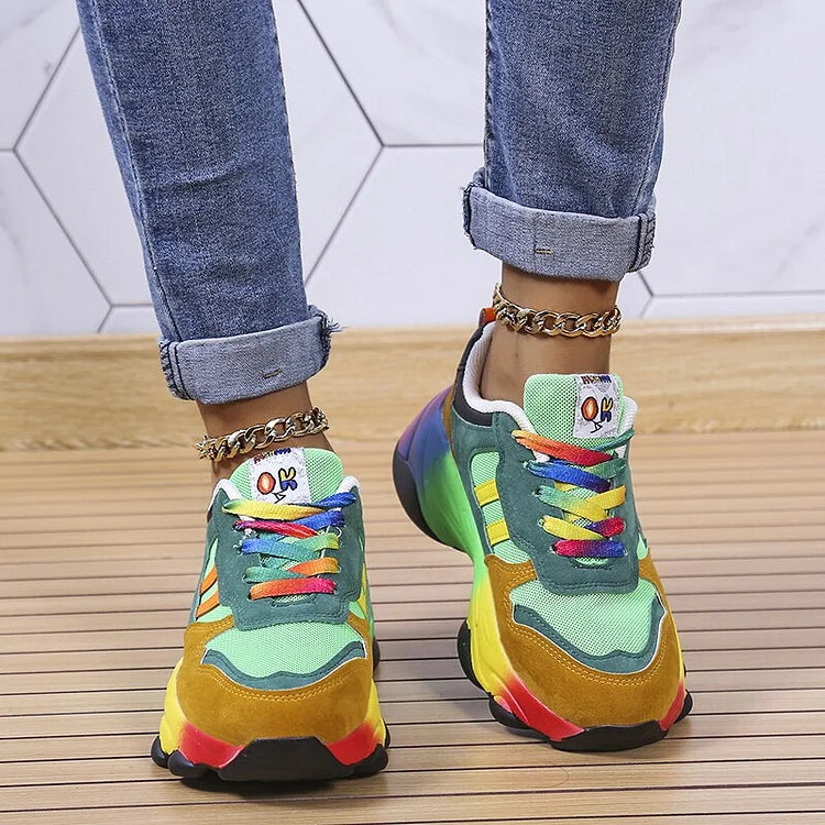 Isolina - Orthopädische Regenbogenschuhe 7