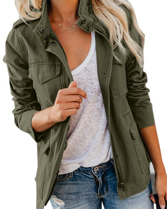 Jacke für Damen | Leicht, mit Taschen 0