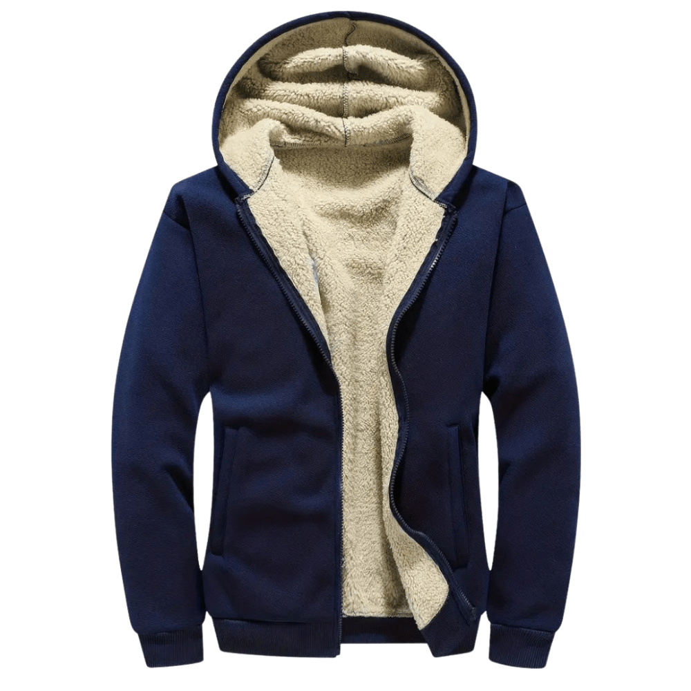 Kapuzenpullover aus Fleece für Herren | Winter 2