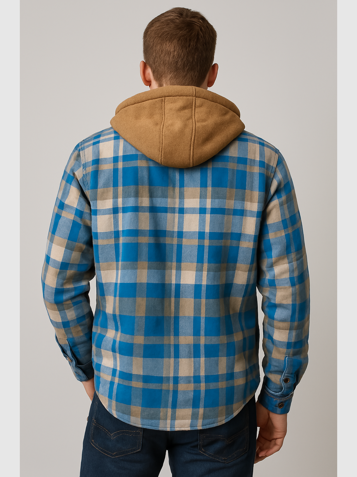 Karierte Jacke für Herren | Relaxed Fit 1