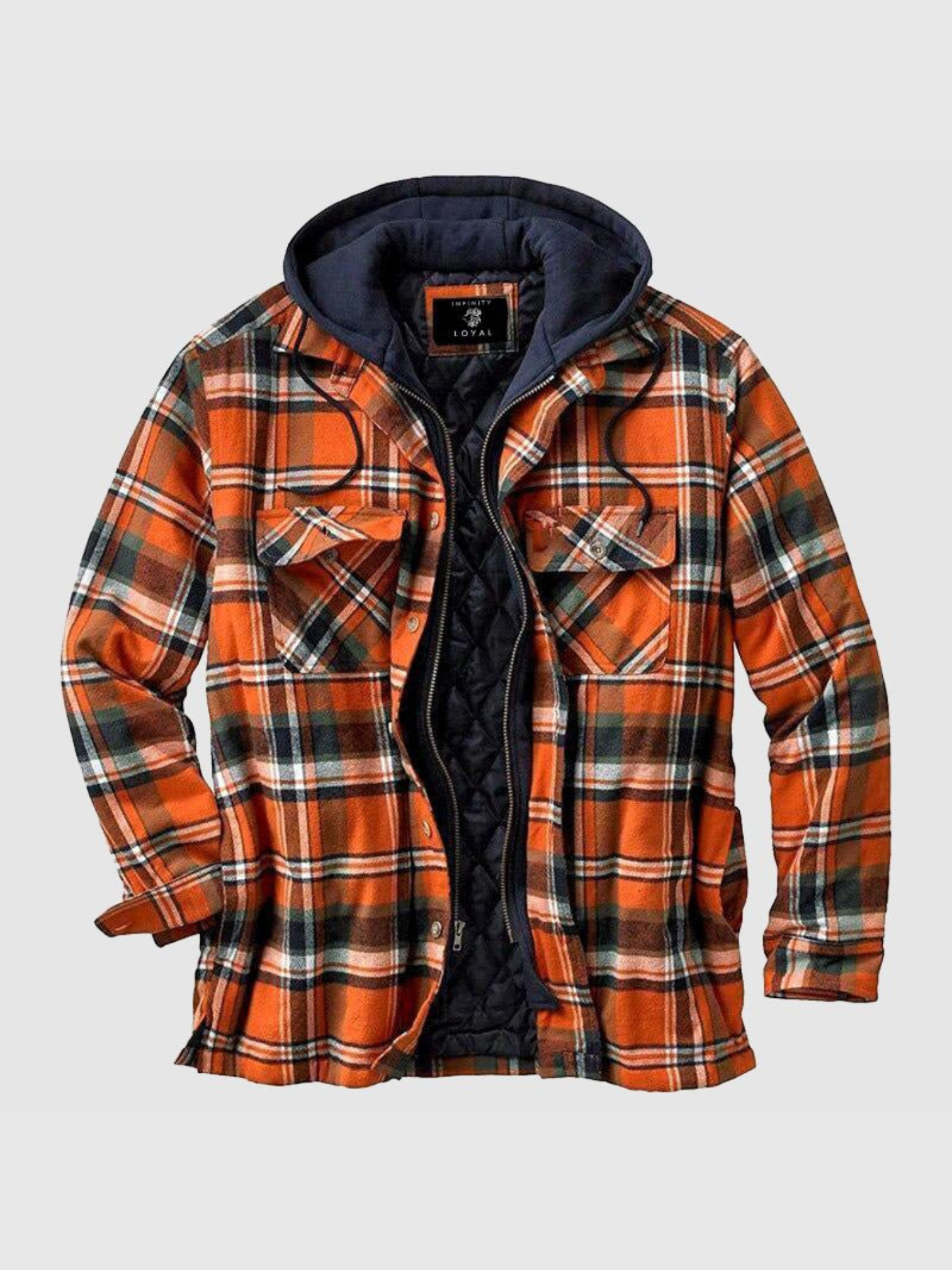 Karierte Jacke für Herren | Relaxed Fit