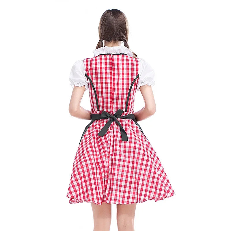 Kariertes Dirndlkleid | Oktoberfest Outfit 1