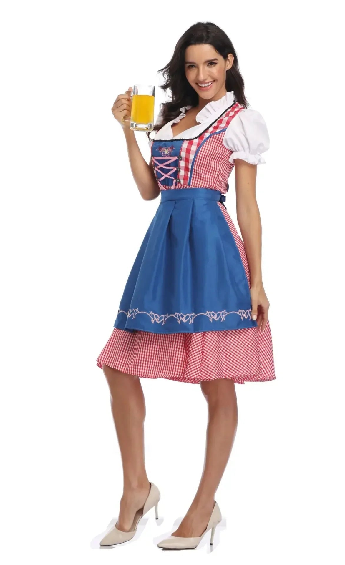Kariertes Dirndlkleid | Oktoberfest Outfit 3