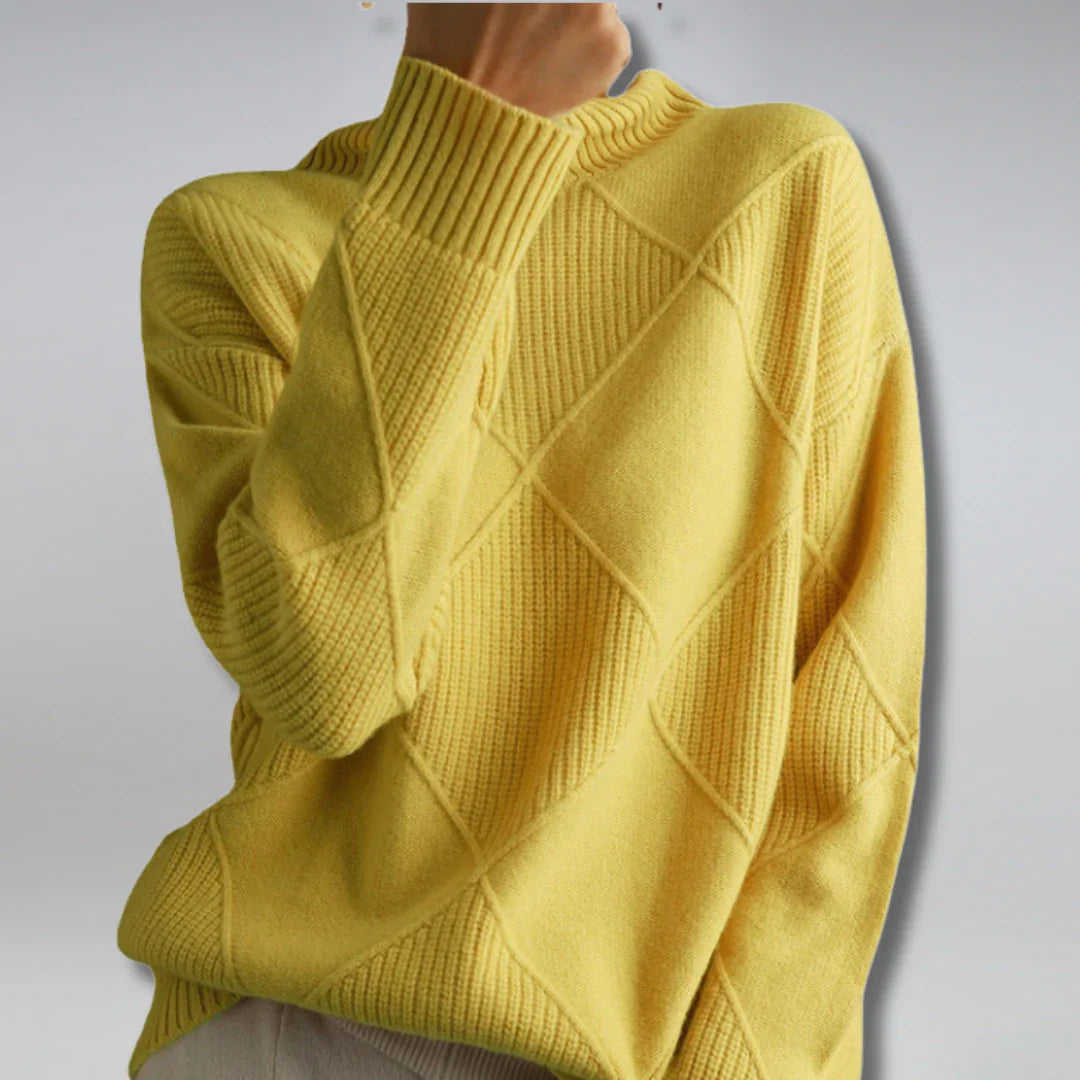 Kaschmir-Rollkragenpullover für Damen | Winter