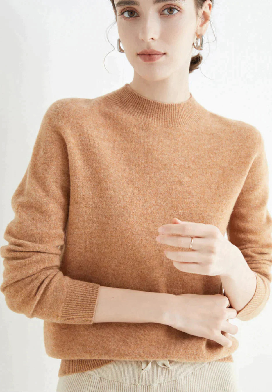 Kaschmirpullover Damen | Gemütliche Passform, Langarm 11