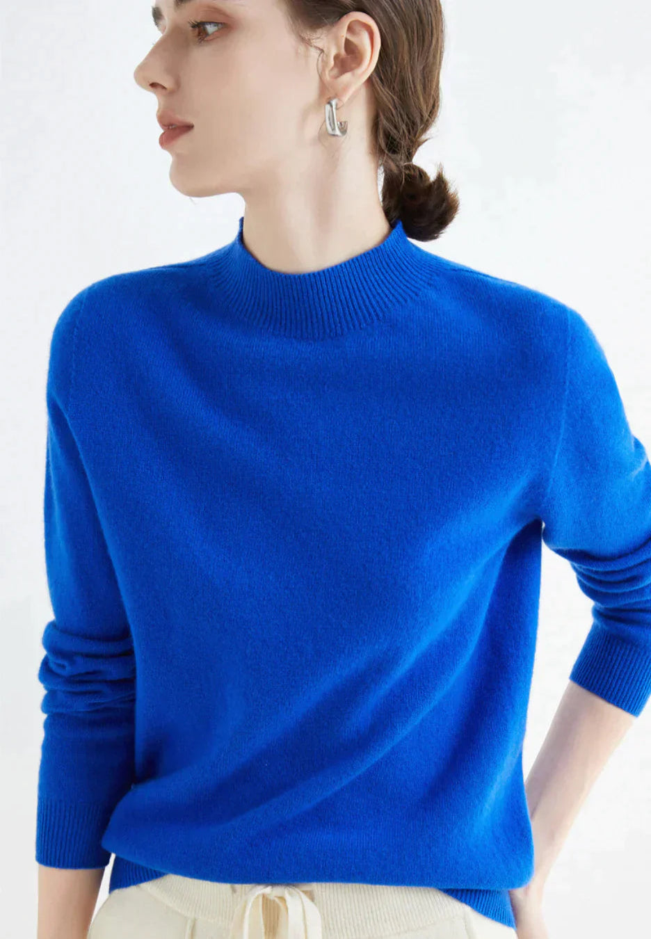 Kaschmirpullover Damen | Gemütliche Passform, Langarm 13