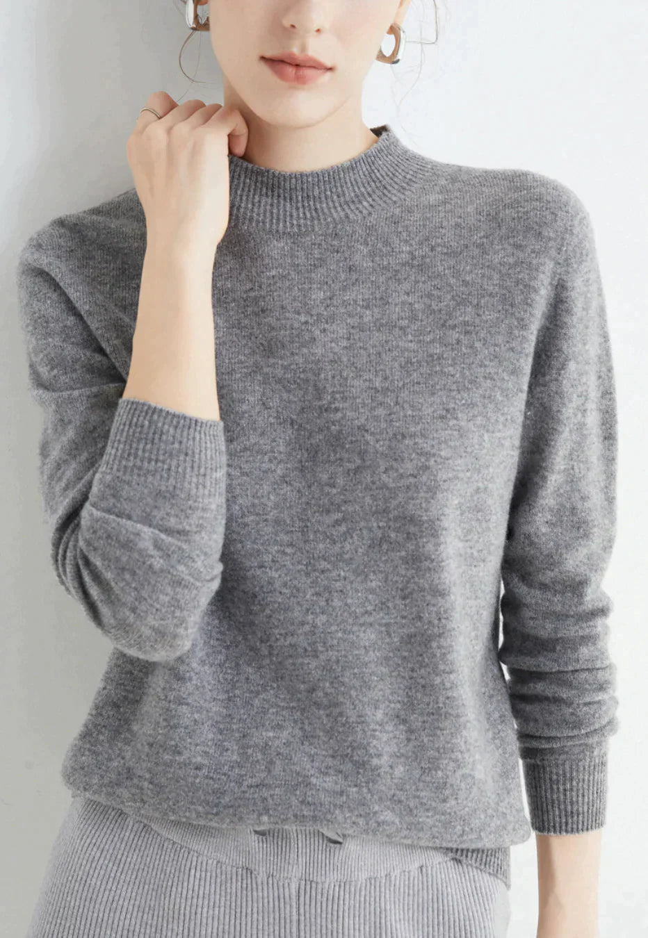 Kaschmirpullover Damen | Gemütliche Passform, Langarm 5