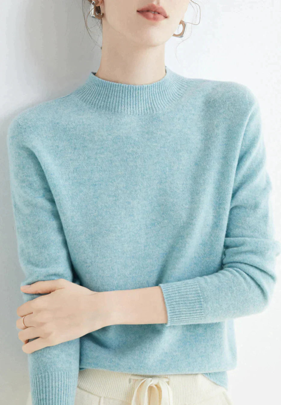 Kaschmirpullover Damen | Gemütliche Passform, Langarm 6