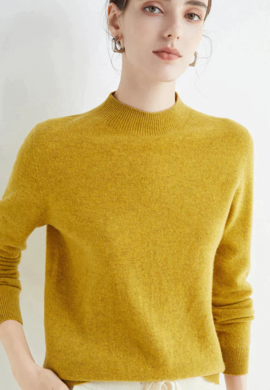 Kaschmirpullover Damen | Gemütliche Passform, Langarm 8