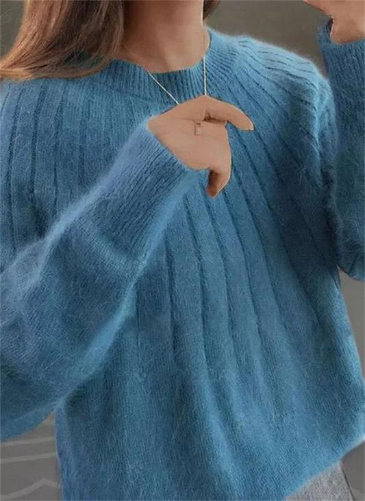 Kaschmirpullover für Damen | Eleganter Langarm 0