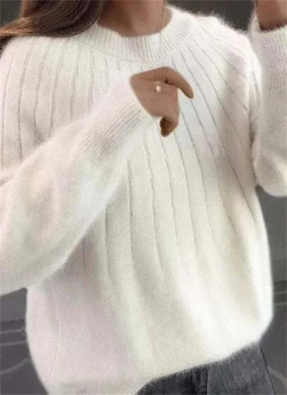 Kaschmirpullover für Damen | Eleganter Langarm
