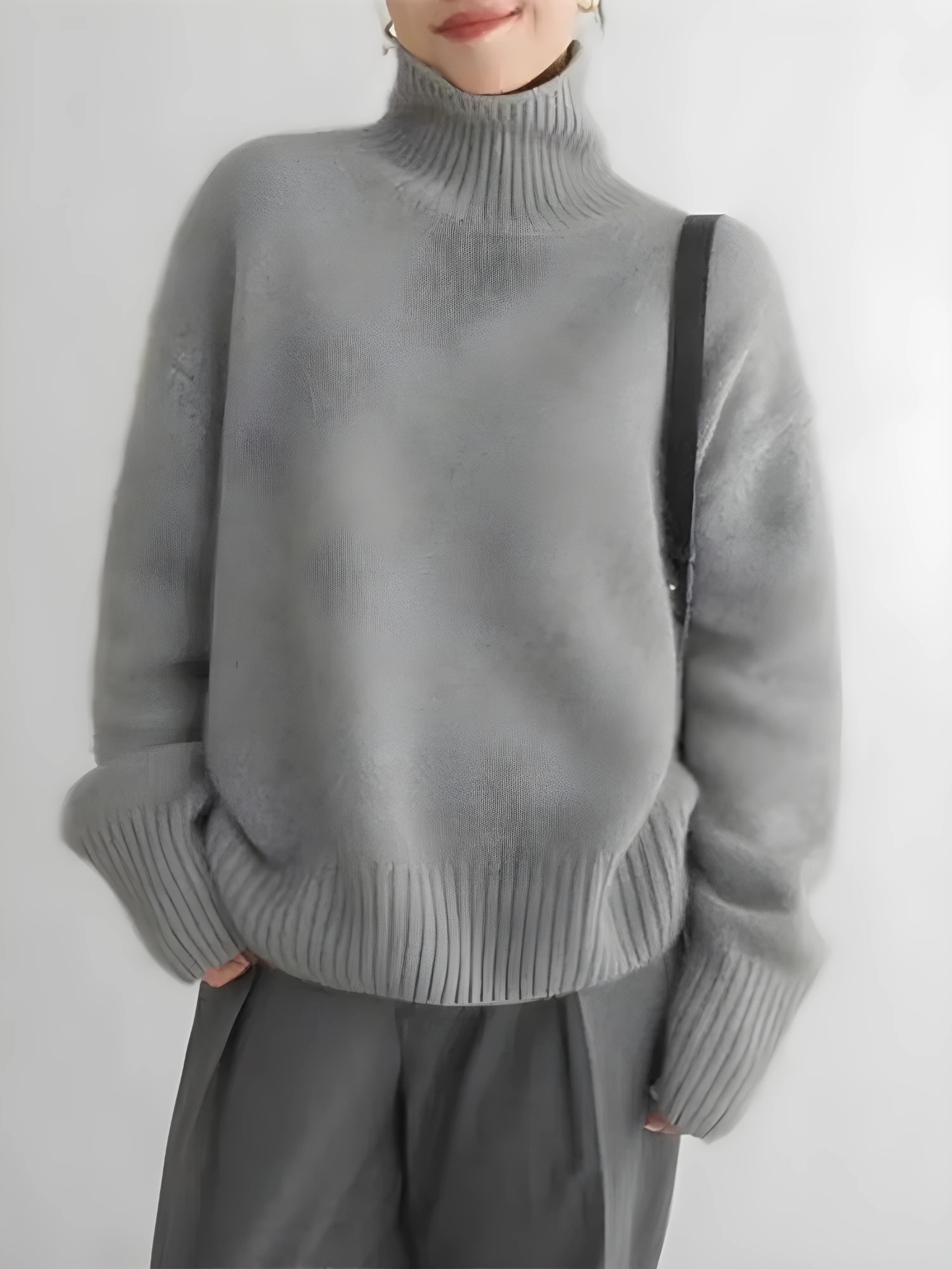 Kaschmirpullover für Damen | Klassischer Rollkragen 2