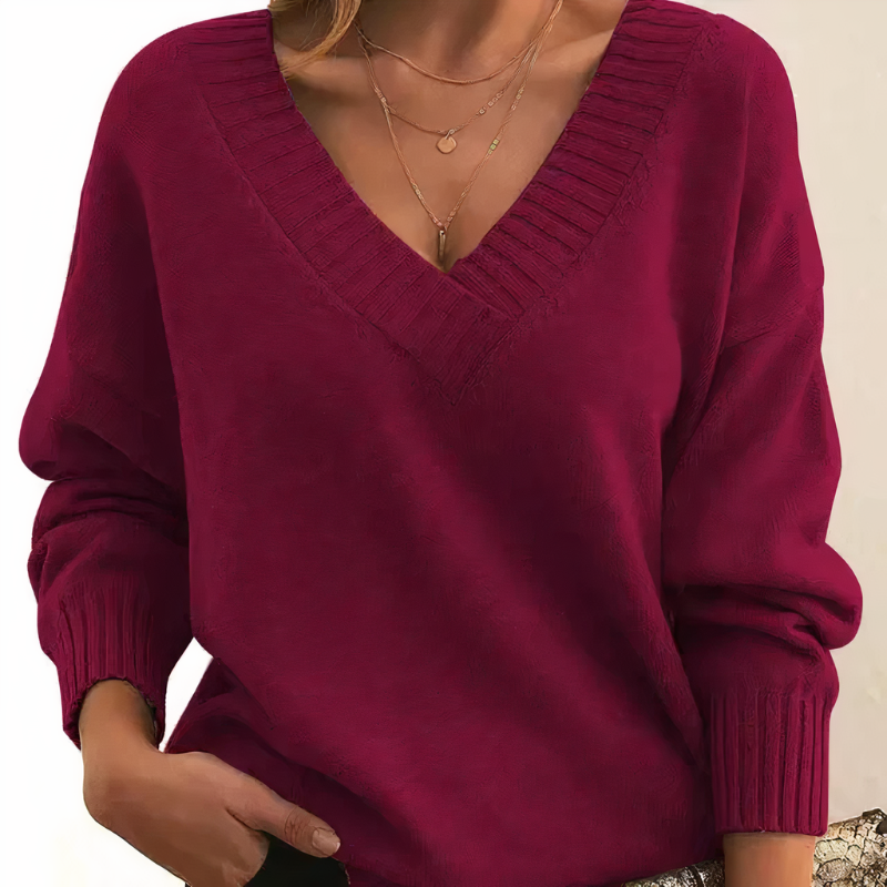 Kaschmirpullover für Damen | V-Ausschnitt-Design 6