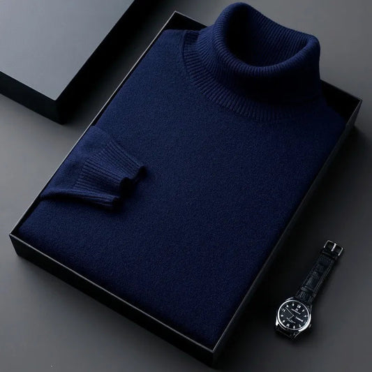 Kaschmirpullover für Herren | Rollkragen, Classic Fit 0