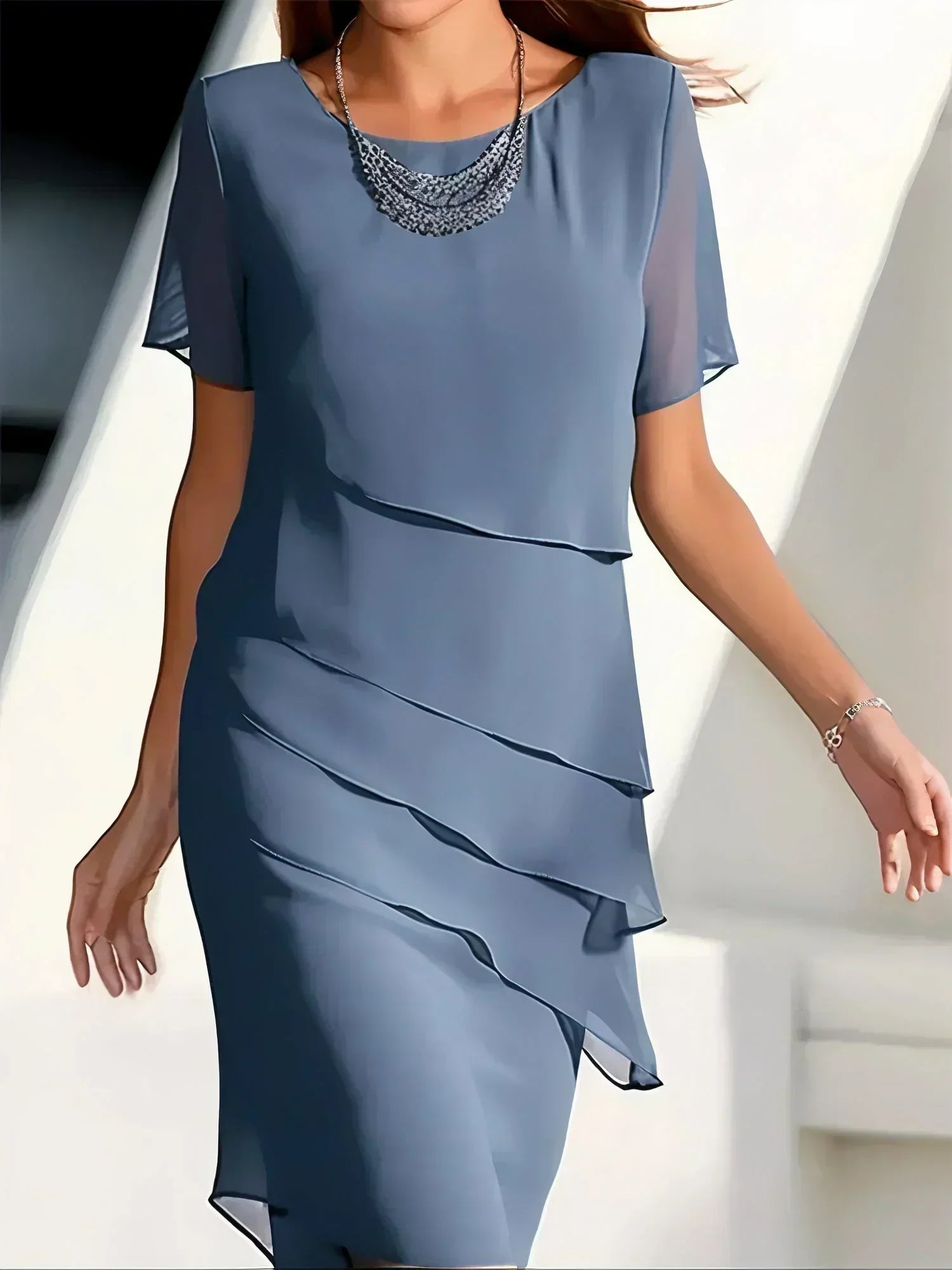 Midikleid Damen | Lagenlook & Figurschmeichelnd