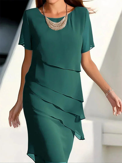 Midikleid Damen | Lagenlook & Figurschmeichelnd