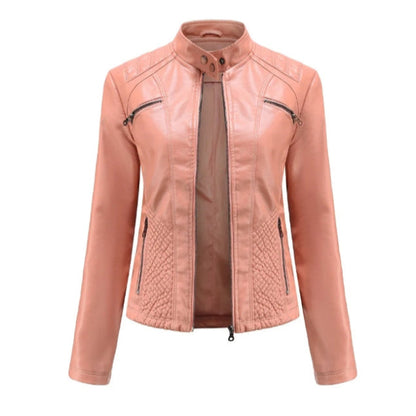 Klassische Lederjacke für Damen | Zeitlose Passform 4