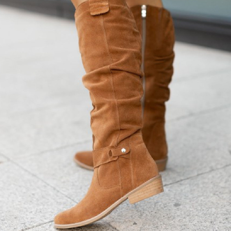 Kniehohe Stiefel für Damen | Reißverschluss, Winter 3