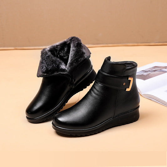 Knöchelhohe Stiefel für Damen | Echtes Leder 0