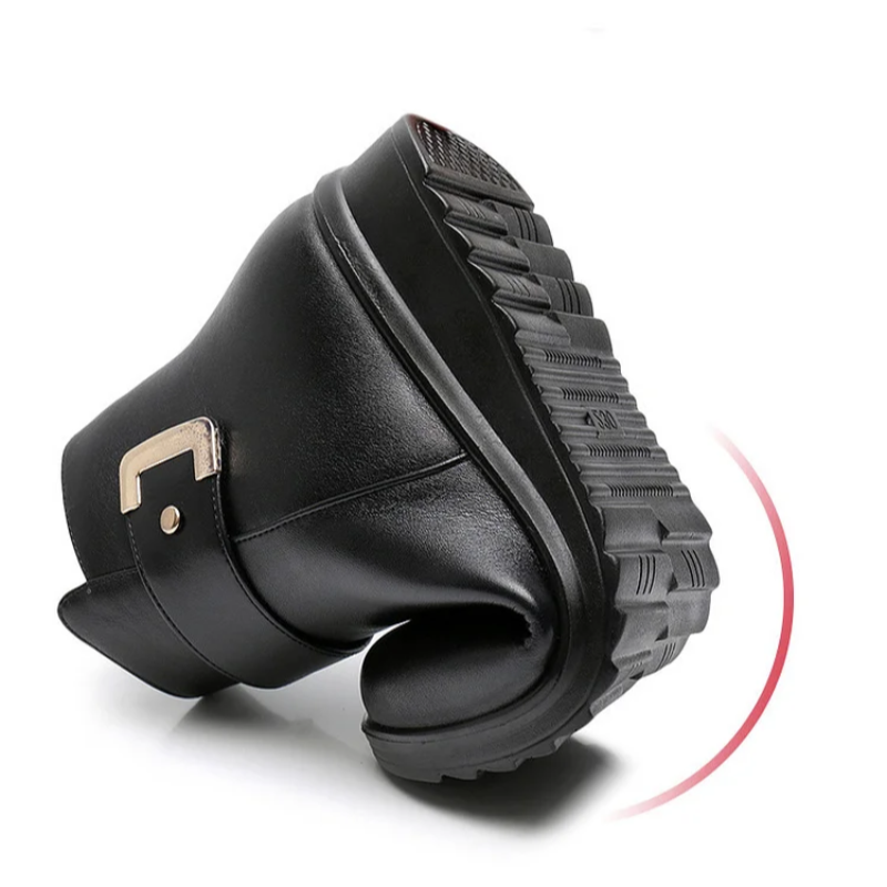 Knöchelhohe Stiefel für Damen | Echtes Leder 2