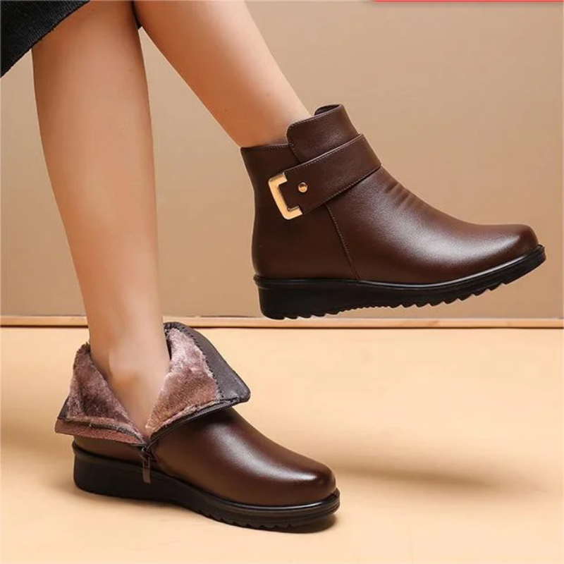 Knöchelhohe Stiefel für Damen | Echtes Leder 3