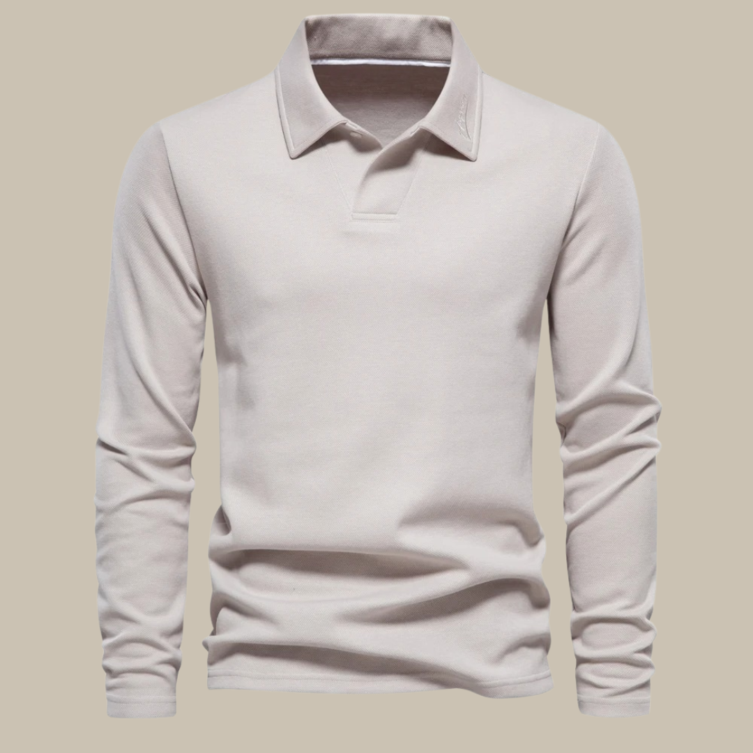 Langarm-Poloshirts für Herren | Bequeme Passform 1