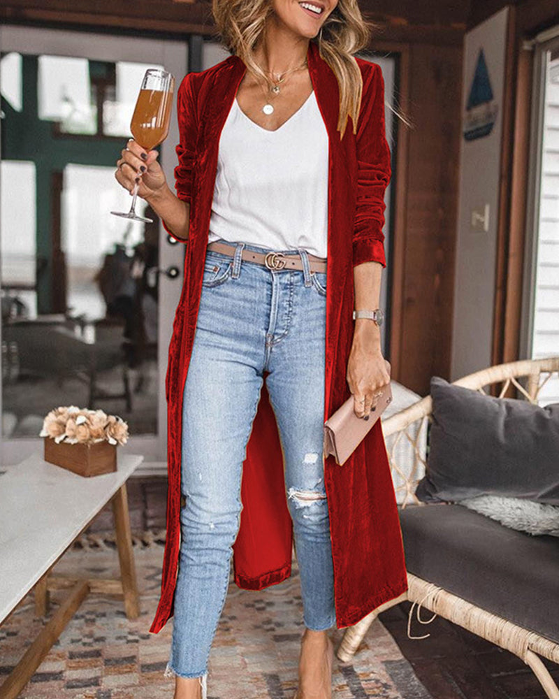 Lange Strickjacke Damen | Offenes Design | Sommer 4