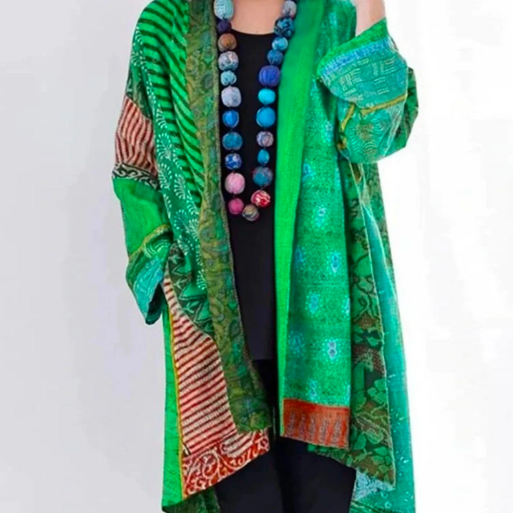 Langer Cardigan für Damen | Leichte Baumwollmischung 3