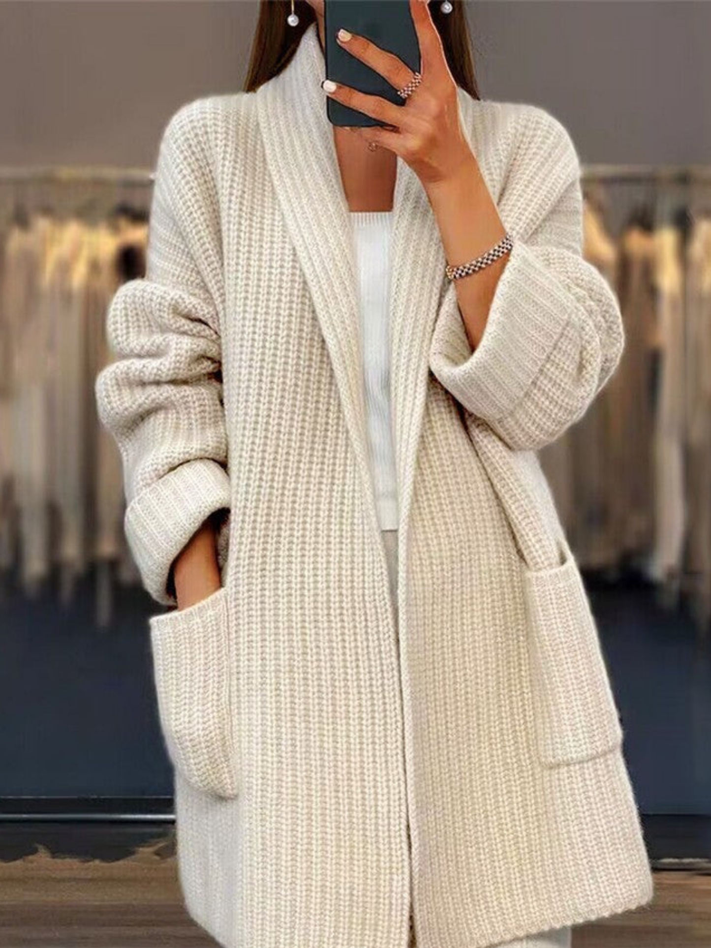 Langer Cardigan für Damen | Relaxed Fit 2