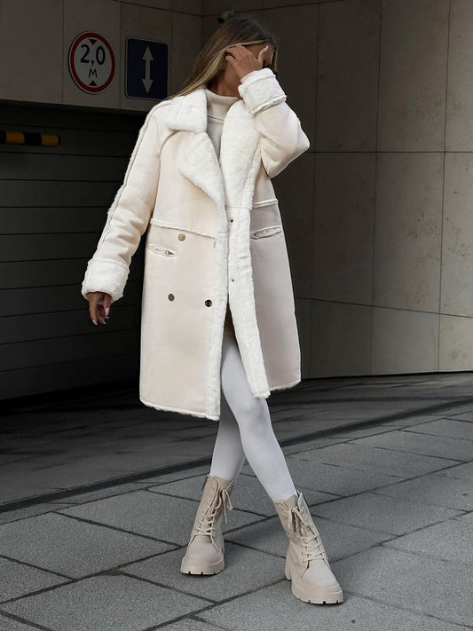 Langer Polarfleecemantel für Damen | Winter Essential 0