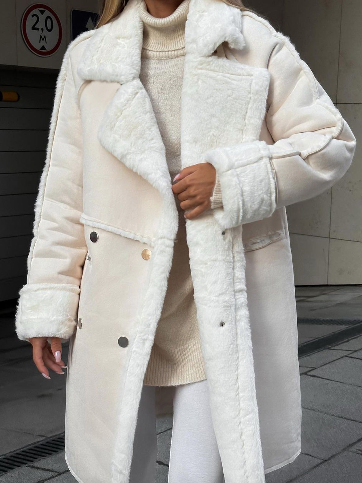 Langer Polarfleecemantel für Damen | Winter Essential 1