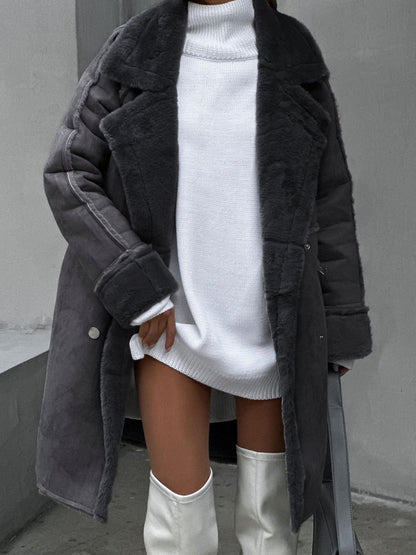 Langer Polarfleecemantel für Damen | Winter Essential 3