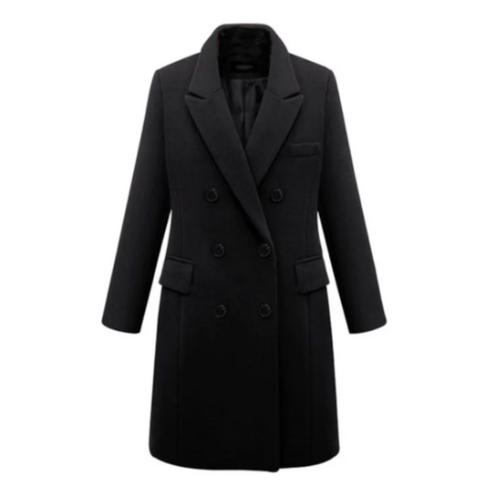 Langer Wintermantel für Damen | Modernes Design 0