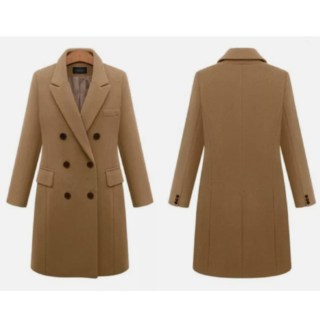 Langer Wintermantel für Damen | Modernes Design 1