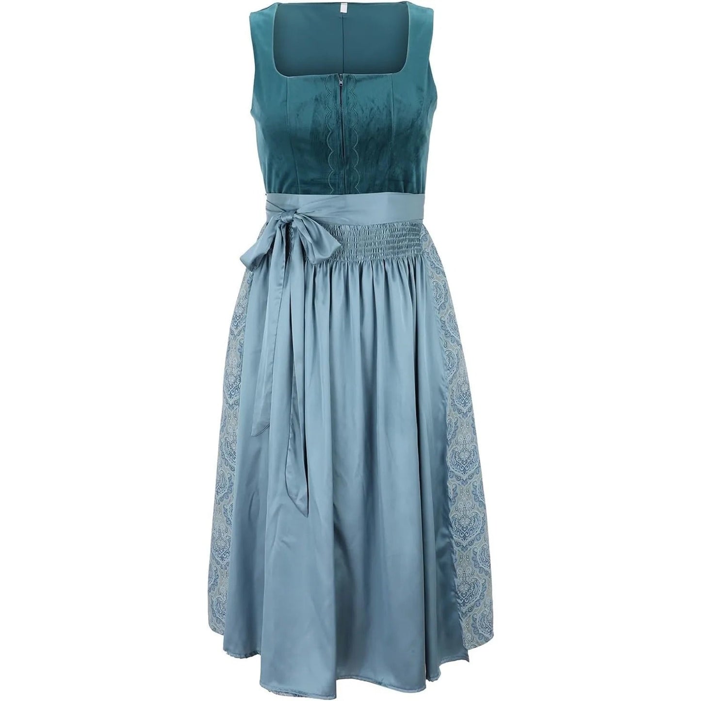 Langes Dirndlkleid | Fließendes Design | Oktoberfest Outfit 3