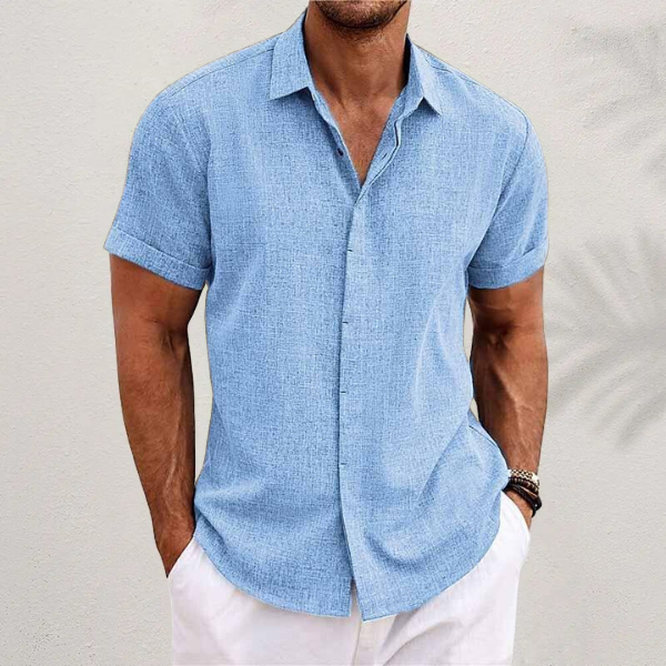 Lässiges Button-Down-Hemd für Herren 0