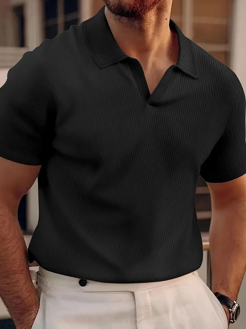 Lässiges Kurzarm-Polohemd für Herren 1
