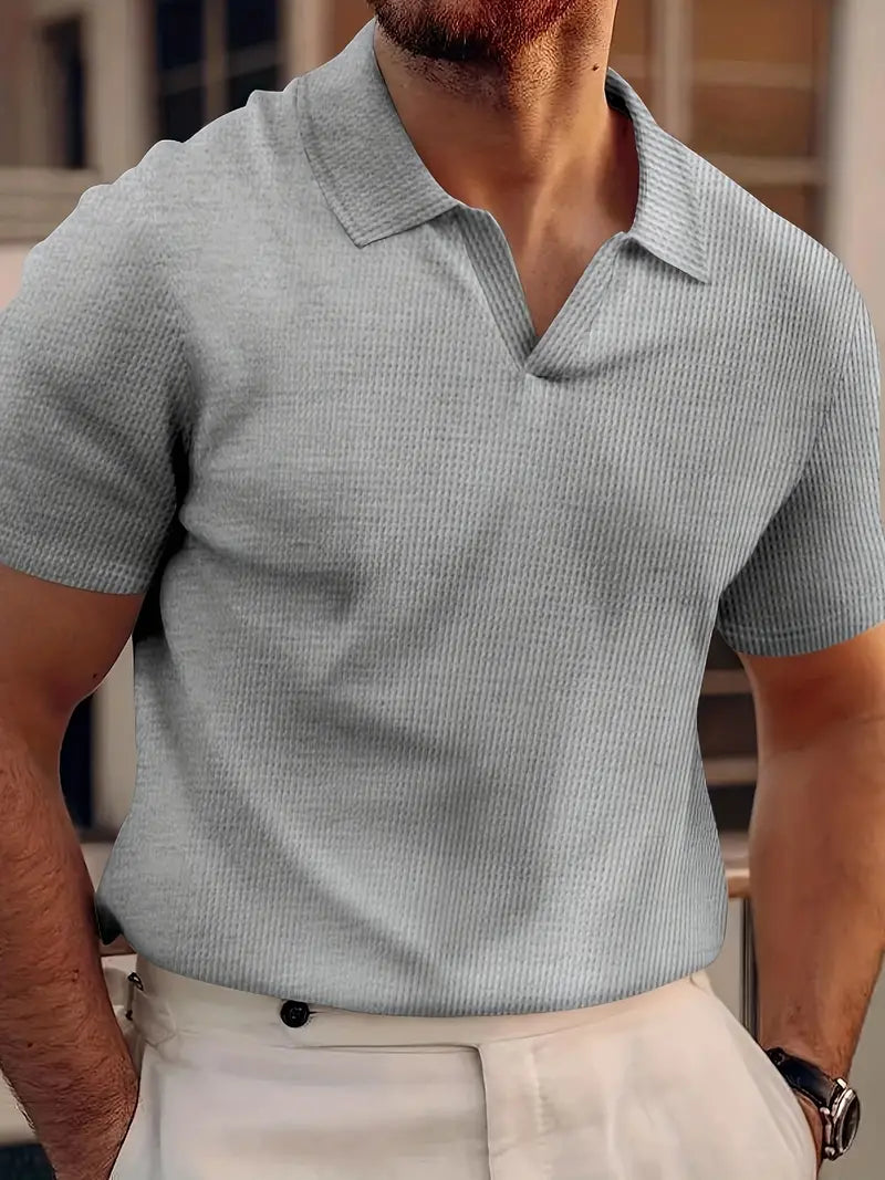 Lässiges Kurzarm-Polohemd für Herren 2