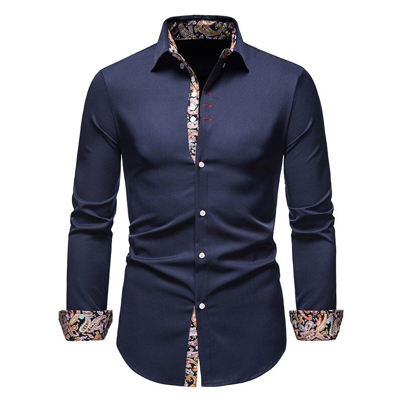 Lässiges Langarmhemd für Herren | Tailored Fit